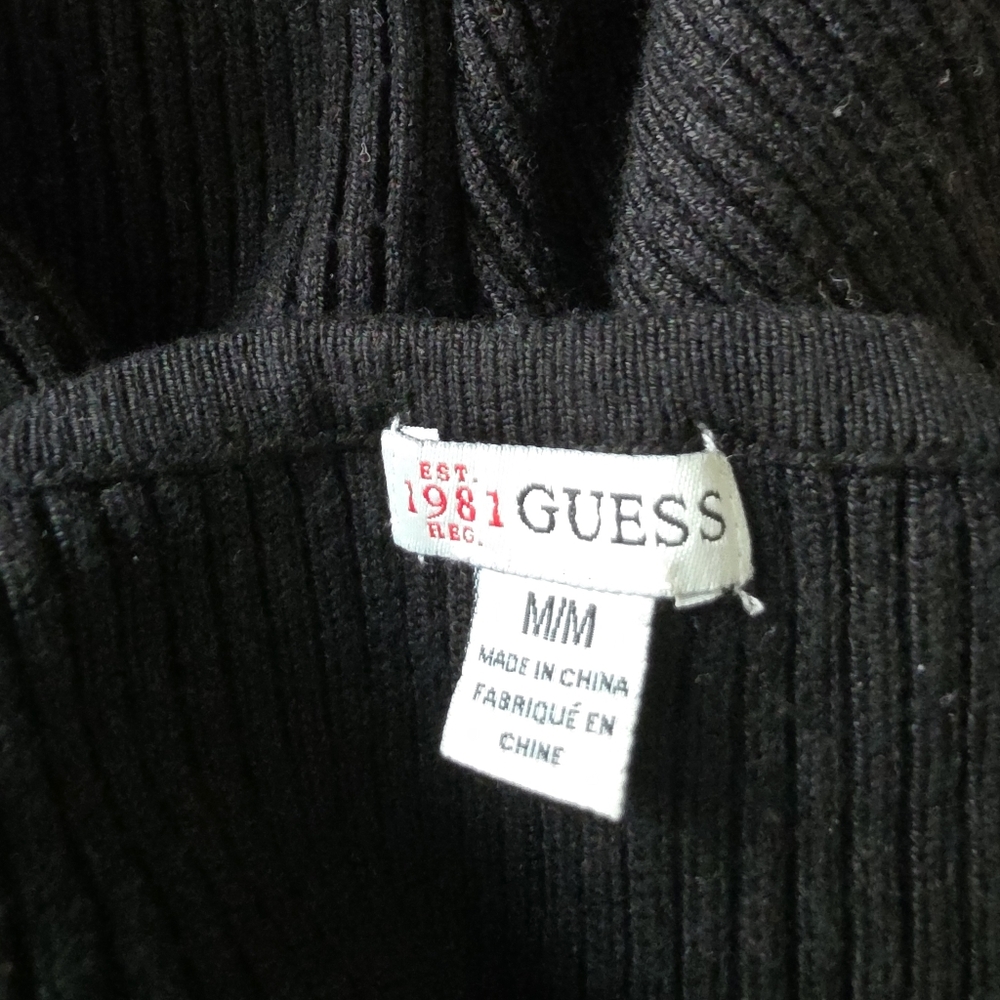 Guess Ribbed V-Neck Sweater - Picture 3 of 5